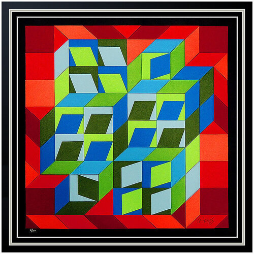 Kinetic Composition van Victor Vasarely, Afdruk te koop op Singulart