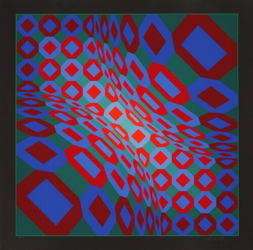 Viva van Victor Vasarely, Afdruk te koop op Singulart