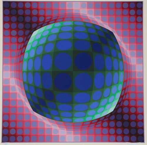 Untitled (from Énigmes) van Victor Vasarely, Afdruk te koop op Singulart