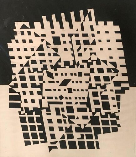 Study for Refraction van Victor Vasarely, Schilderij te koop op Singulart