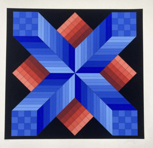 Vallas van Victor Vasarely, Afdruk te koop op Singulart