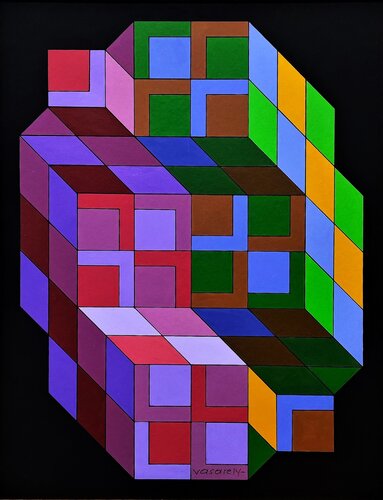Palota-D van Victor Vasarely, Schilderij te koop op Singulart