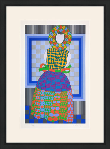 FILLE FLEUR di Victor Vasarely, Stampa in vendita su Singulart