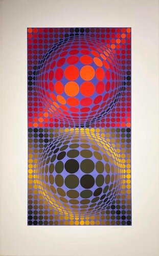 Album Meta: Seven Plates 4 di Victor Vasarely, Stampa in vendita su Singulart