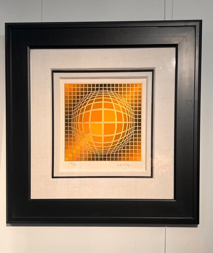 Biga II (Yellow/Gold) by Victor Vasarely, Print for Sale on Singulart