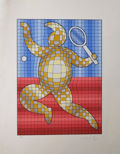 tennis by Victor Vasarely, Print for Sale on Singulart