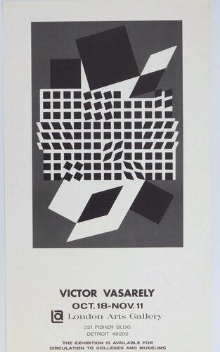 Rare 1960s Victor Vasarely poster van Victor Vasarely, Afdruk te koop op Singulart