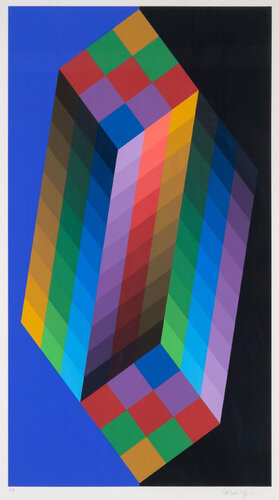 Torony, 1906-1997 van Victor Vasarely, Afdruk te koop op Singulart