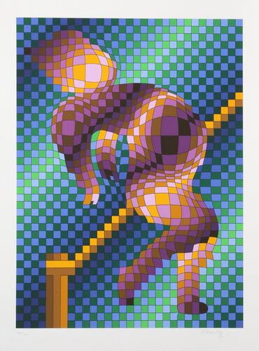 Harlequin Sportif von Victor Vasarely, Druck kaufen auf Singulart