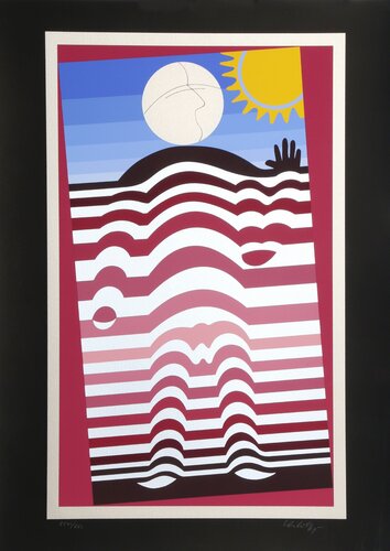 Sunbather de Victor Vasarely, Impresión a la venta en Singulart