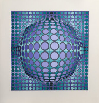 V. VASARELY,‘SAUZON,1950' ヴィクトル ヴァザルリ レア Victor Vasarelyの作品をSINGULARTで販売中