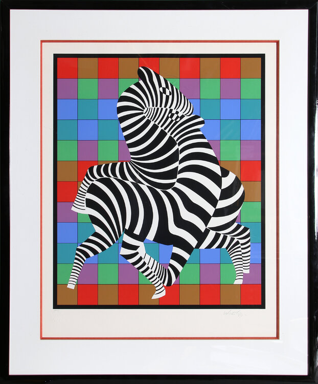 Zebra Zambo Victor Vasarely