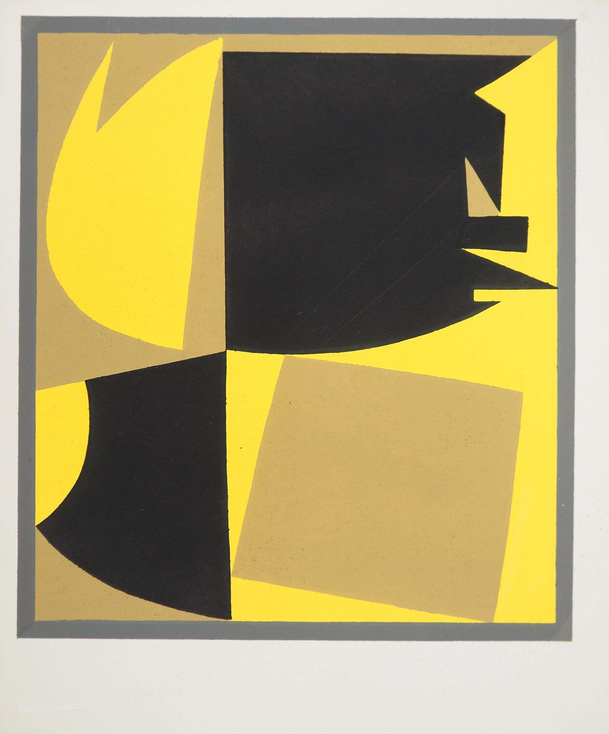 Equilibre abstrait Victor Vasarely Druck zu verkaufen