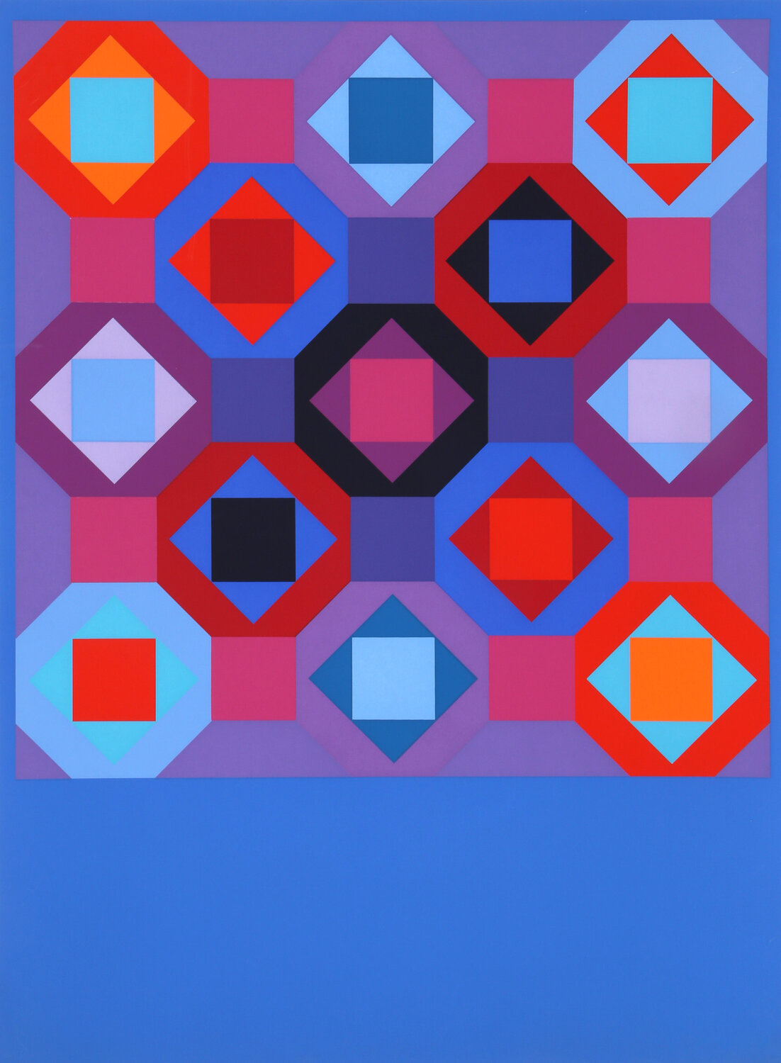 Victor Vasarely、CTA103A、希少画集画、新品額装付 Victor Vasarely、CTA103A、希少画集画、新品額装付 Yahoo