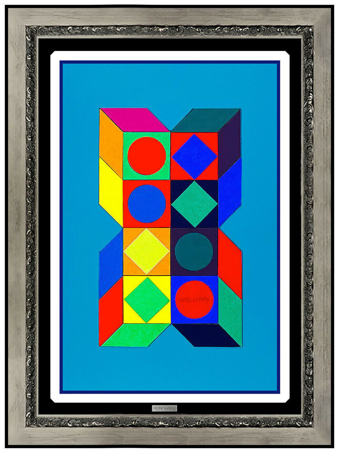 Vasarely Collage Victor Vasarely