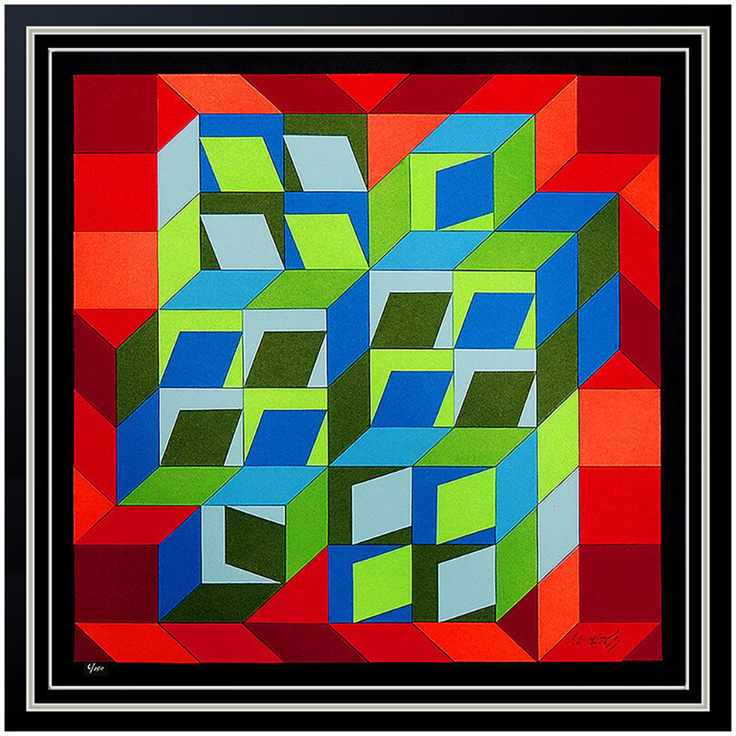 Kinetic Composition Victor Vasarely
