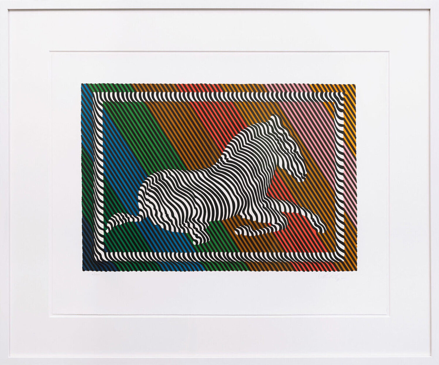 Zebra III Victor Vasarely