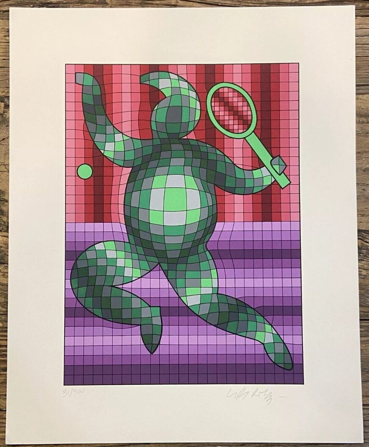 Tennis Victor Vasarely