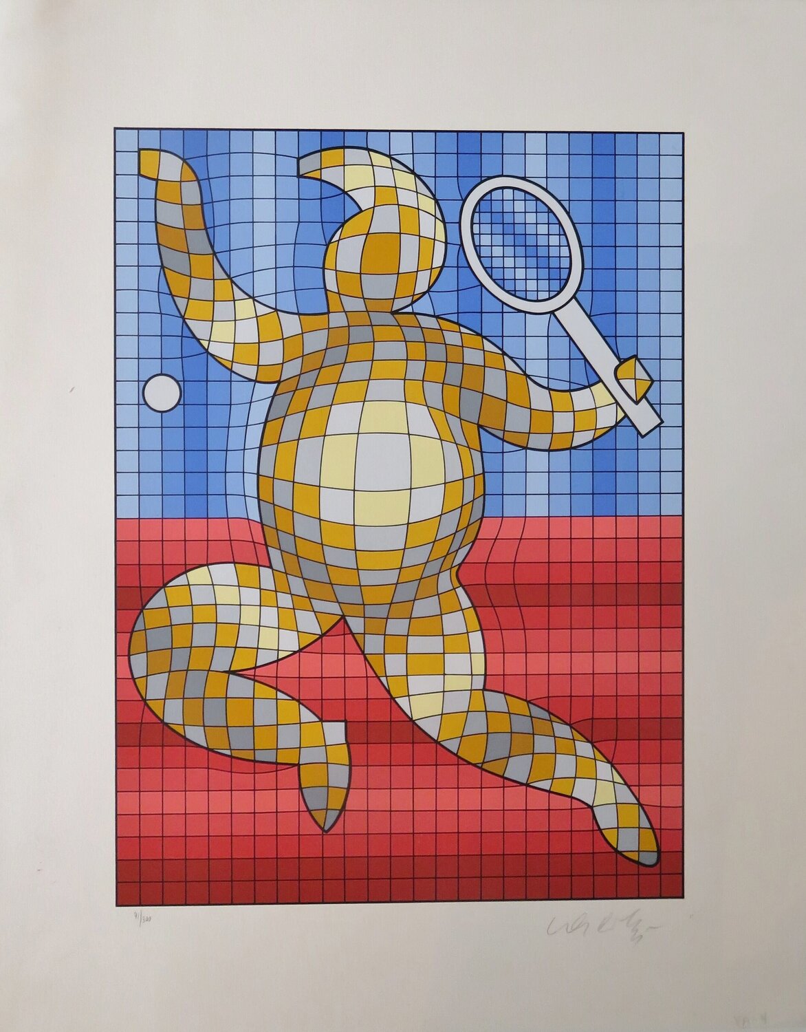 tennis Victor Vasarely