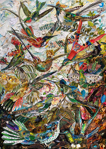 Repro: Hummingbirds, a partir de Ernst Haeckel by Vik Muniz, Print for Sale on Singulart