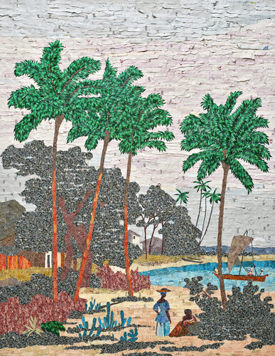 Live Cash: Vista da costa da Bahia, after Johann Moritz Rugendas by Vik Muniz, Print for Sale on Singulart