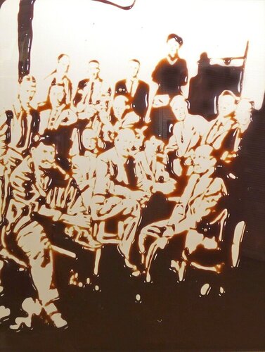 Irascibles (Picture of Chocolate Series) by Vik Muniz, Print for Sale on Singulart