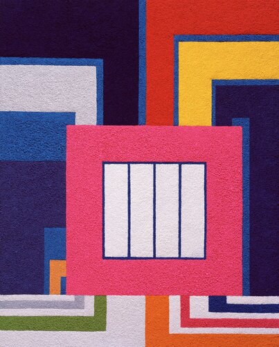 Grind, after Peter Halley (Pictures of Pigment) by Vik Muniz, Photography for Sale on Singulart