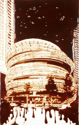 Pictures of Chocolate (Architecture): The Exchange, Kengo Kuma by Vik Muniz, Photography for Sale on Singulart