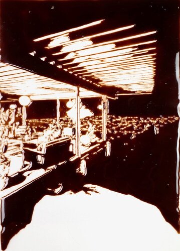 Pictures of Chocolate (Architecture): Stahl House (Case Study House N. 22) by Vik Muniz, Photography for Sale on Singulart