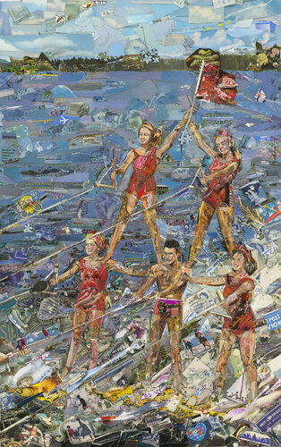 Postcards From Nowhere: Waterskiing by Vik Muniz, Photography for Sale on Singulart
