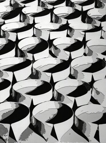 Pictures of Paper: Untitled, after Hein Gorny di Vik Muniz, Fotografia in vendita su Singulart