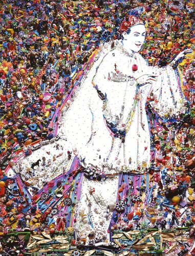 Rebus: Pierro Running, after Nadar and Adrien Tournachon di Vik Muniz, Fotografia in vendita su Singulart