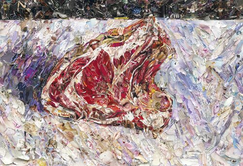 Rib of Beef, after Gustave Caillebotte di Vik Muniz, Fotografia in vendita su Singulart