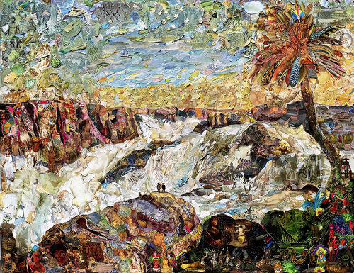 MASP (Paulo Afonso Waterfall, after E.F. Schute) di Vik Muniz, Fotografia in vendita su Singulart