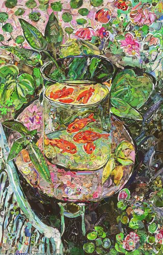The Goldfish, after Matisse di Vik Muniz, Stampa in vendita su Singulart