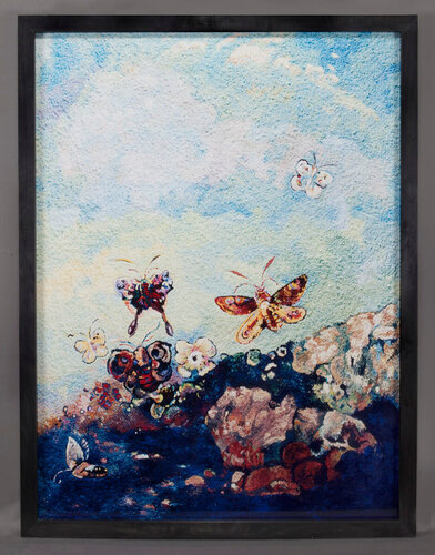 Butterflies, after Odilon Redon di Vik Muniz, Stampa in vendita su Singulart