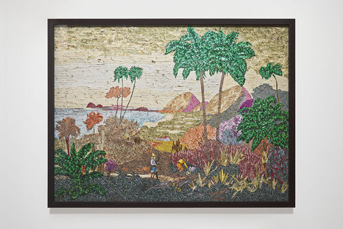 Live Cash: Praia Rodrigues, after Johann Moritz Rugendas di Vik Muniz, Fotografia in vendita su Singulart