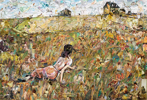 Repro: Christina’s World, after Andrew Wyeth di Vik Muniz, Stampa in vendita su Singulart