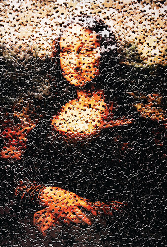 Mona Lisa, after Leonardo Da Vinci di Vik Muniz, Fotografia in vendita su Singulart