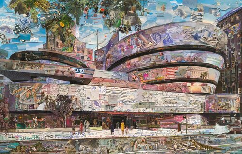 Postcards from Nowhere: The Solomon R. Guggenheim Museum di Vik Muniz, Fotografia in vendita su Singulart