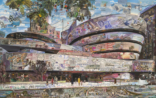 Postcards from Nowhere: The Solomon R. Guggenheim Museum di Vik Muniz, Fotografia in vendita su Singulart