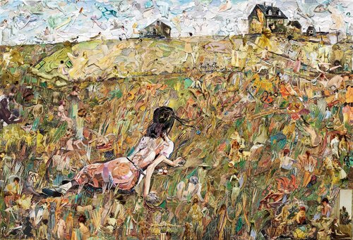 Christina's World, after Andrew Wyeth di Vik Muniz, Fotografia in vendita su Singulart