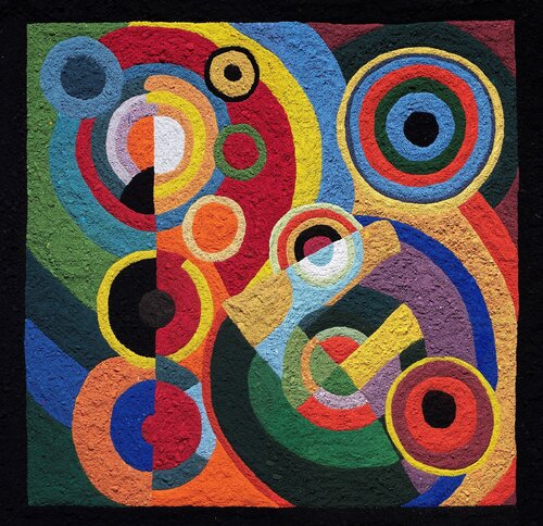 Metachrome (Rhythm, After Robert Delaunay) di Vik Muniz, Fotografia in vendita su Singulart