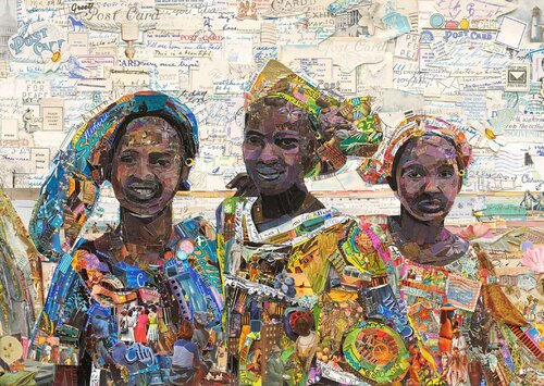 Postcards from Nowhere: Fulani Women, Mopti, Mali, after Vik Muniz van Vik Muniz, Fotografie te koop op Singulart