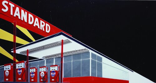 Standard at Night From Pictures of Cars (After Ruscha) van Vik Muniz, Fotografie te koop op Singulart