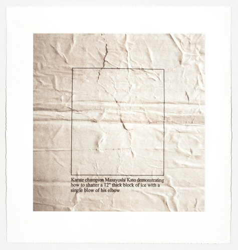 Displacements: Karate van Vik Muniz, Afdruk te koop op Singulart