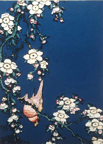 Bullfinch and weeping cherry van Vik Muniz, Fotografie te koop op Singulart