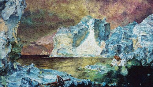 Pictures of Pigment: The Icebergs, after Frederic E. Church van Vik Muniz, Fotografie te koop op Singulart