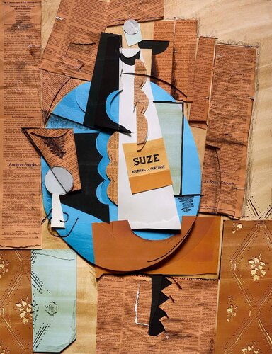 Surfaces: Glass and Bottle of Suze, after Pablo Picasso van Vik Muniz, Werk op papier te koop op Singulart