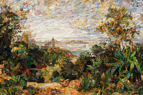 View of Rio de Janeiro, after Thomas Ender, Repro by Vik Muniz, Photography for Sale on Singulart